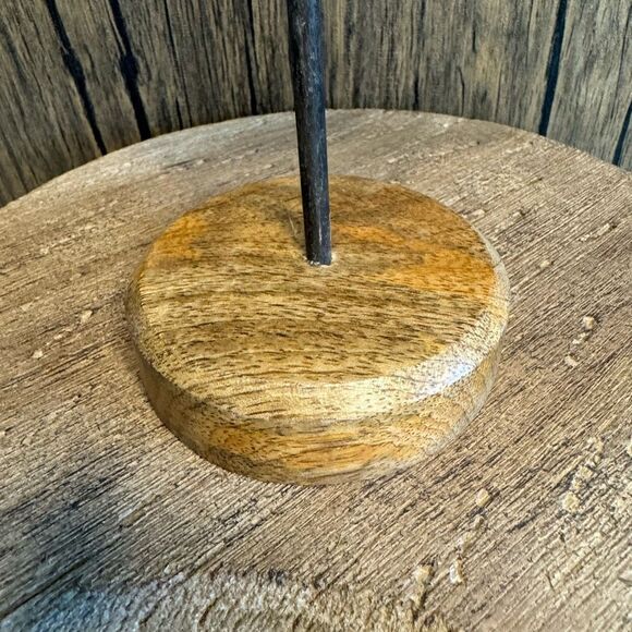 Home Decor Mango Wood Monstera Plant Sitter NEW FAST SHIP - Picture 5 of 5